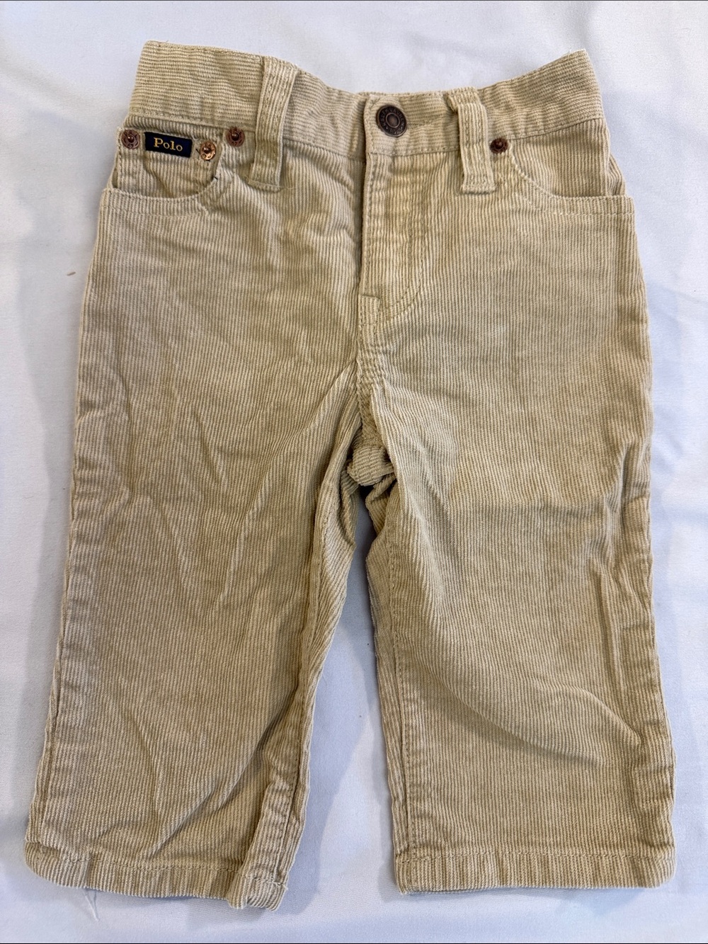 Polo by Ralph Lauren Beige Corduroy Kids Pants